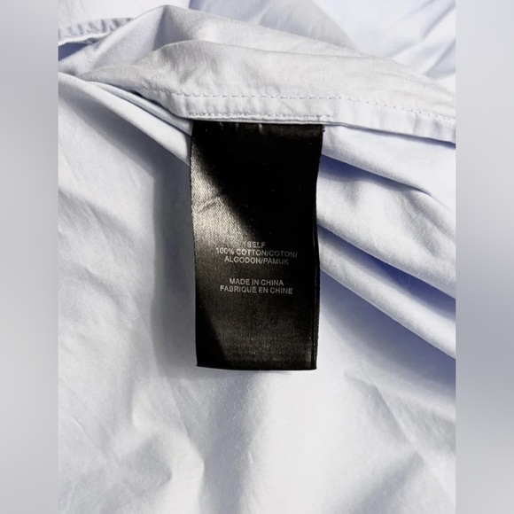 BNWOT Tibi Off-the-Shoulder Cotton Poplin Tunic - Picture 5 of 8